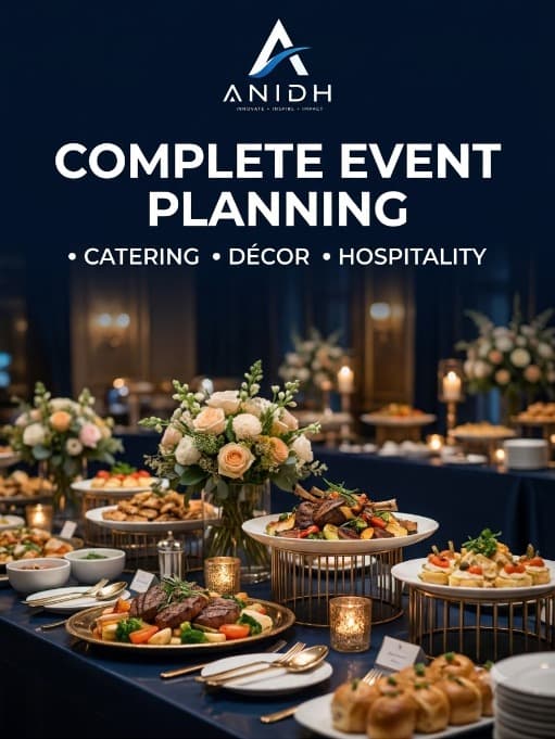 Premium buffet setup