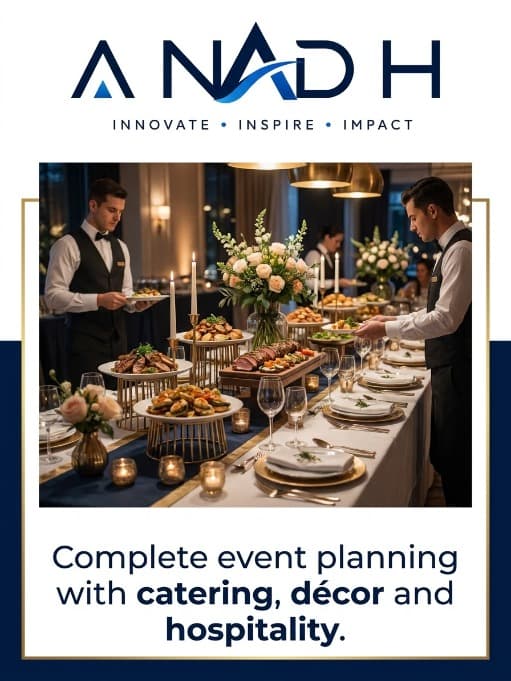 Luxury food presentation