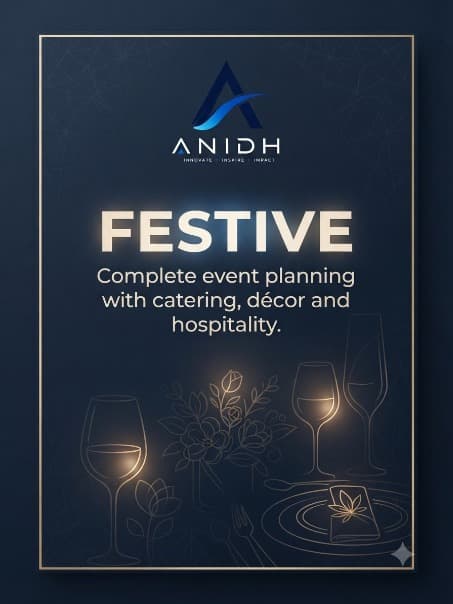 Festive decoration setup