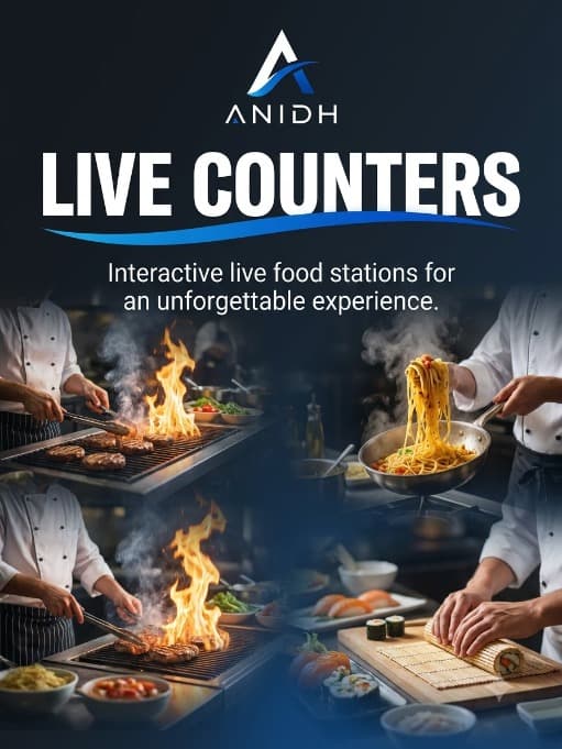 Chef preparing fresh dishes